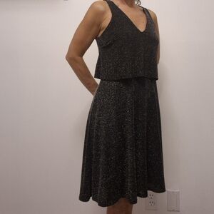 Express Black Top with Branded Neck Label